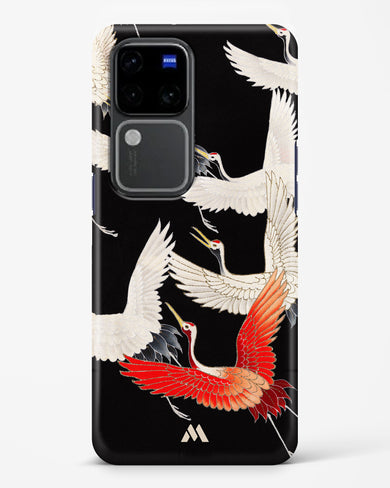 Furisode With A Myriad Of Flying Cranes Hard Case Phone Cover (Vivo)