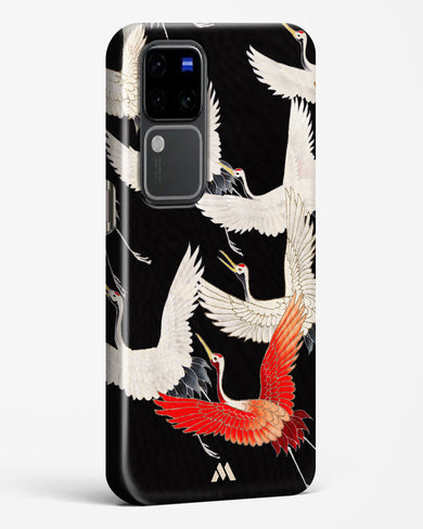 Furisode With A Myriad Of Flying Cranes Hard Case Phone Cover (Vivo)
