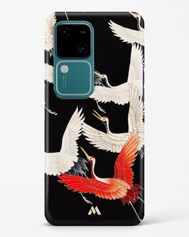 Furisode With A Myriad Of Flying Cranes Hard Case Phone Cover (Vivo)