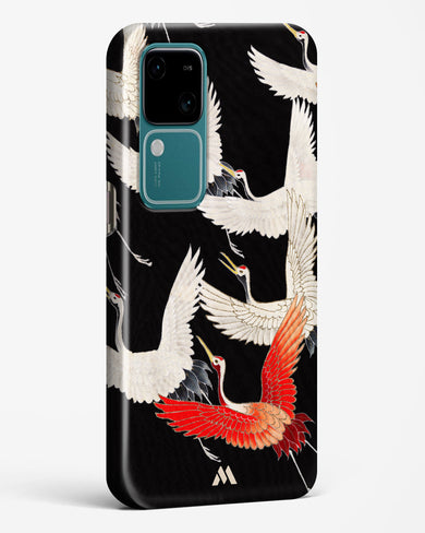 Furisode With A Myriad Of Flying Cranes Hard Case Phone Cover (Vivo)