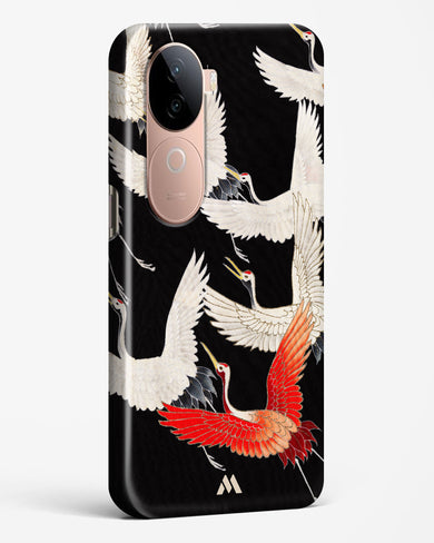 Furisode With A Myriad Of Flying Cranes Hard Case Phone Cover (Vivo)