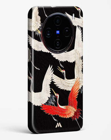 Furisode With A Myriad Of Flying Cranes Hard Case Phone Cover (Vivo)