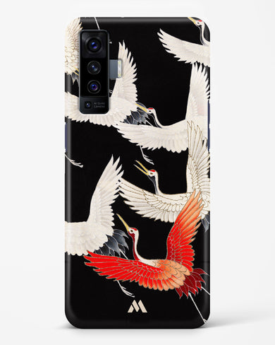 Furisode With A Myriad Of Flying Cranes Hard Case Phone Cover (Vivo)