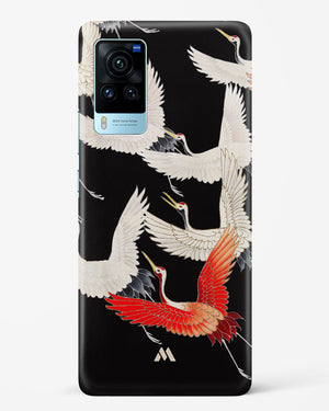 Furisode With A Myriad Of Flying Cranes Hard Case Phone Cover (Vivo)