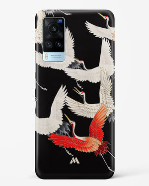 Furisode With A Myriad Of Flying Cranes Hard Case Phone Cover (Vivo)