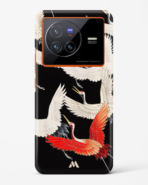 Furisode With A Myriad Of Flying Cranes Hard Case Phone Cover (Vivo)