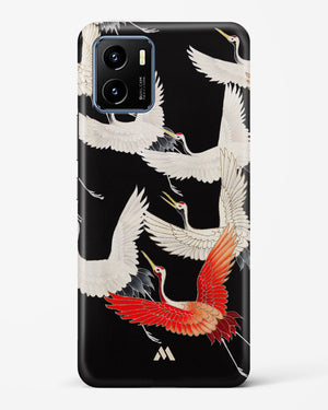 Furisode With A Myriad Of Flying Cranes Hard Case Phone Cover (Vivo)