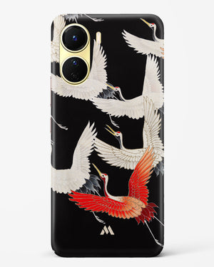 Furisode With A Myriad Of Flying Cranes Hard Case Phone Cover-(Vivo)