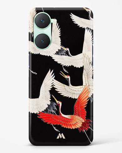 Furisode With A Myriad Of Flying Cranes Hard Case Phone Cover (Vivo)