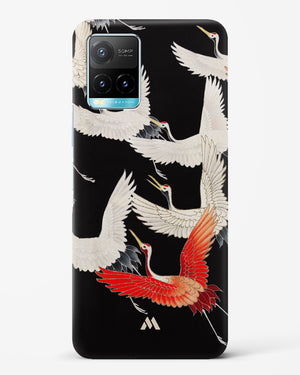 Furisode With A Myriad Of Flying Cranes Hard Case Phone Cover-(Vivo)