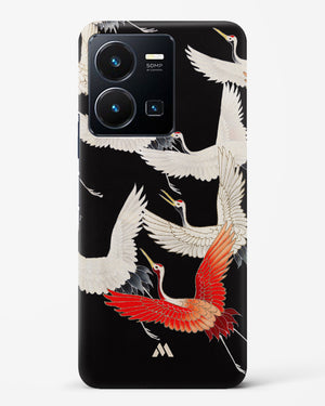 Furisode With A Myriad Of Flying Cranes Hard Case Phone Cover-(Vivo)