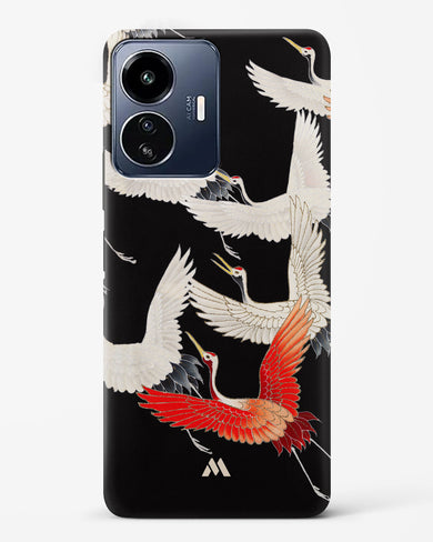 Furisode With A Myriad Of Flying Cranes Hard Case Phone Cover-(Vivo)