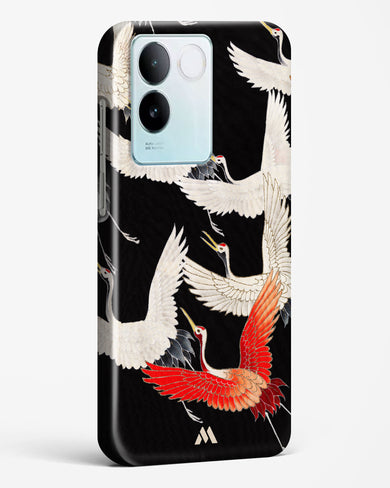 Furisode With A Myriad Of Flying Cranes Hard Case Phone Cover (Vivo)