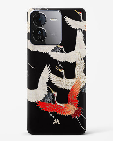 Furisode With A Myriad Of Flying Cranes Hard Case Phone Cover (Vivo)