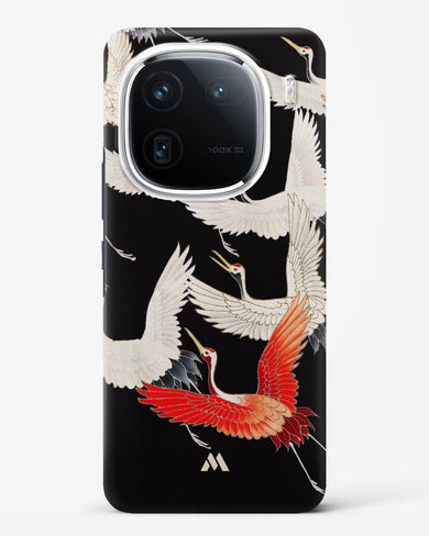 Furisode With A Myriad Of Flying Cranes Hard Case Phone Cover (Vivo)