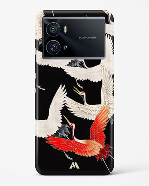 Furisode With A Myriad Of Flying Cranes Hard Case Phone Cover-(Vivo)