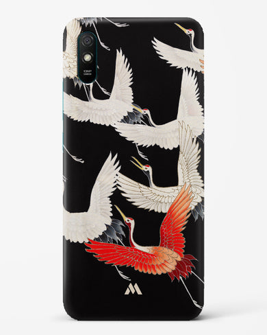 Furisode With A Myriad Of Flying Cranes Hard Case Phone Cover-(Xiaomi)