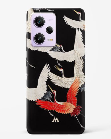 Furisode With A Myriad Of Flying Cranes Hard Case Phone Cover-(Xiaomi)