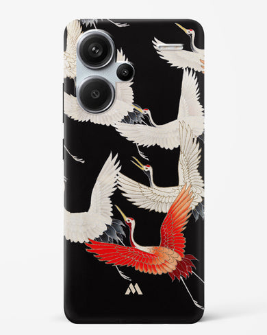 Furisode With A Myriad Of Flying Cranes Hard Case Phone Cover (Xiaomi)