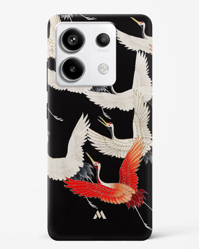 Furisode With A Myriad Of Flying Cranes Hard Case Phone Cover (Xiaomi)