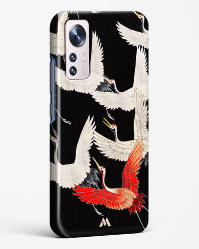 Furisode With A Myriad Of Flying Cranes Hard Case Phone Cover-(Xiaomi)