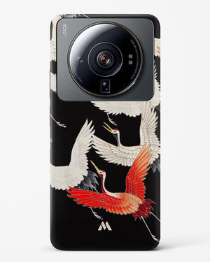 Furisode With A Myriad Of Flying Cranes Hard Case Phone Cover-(Xiaomi)