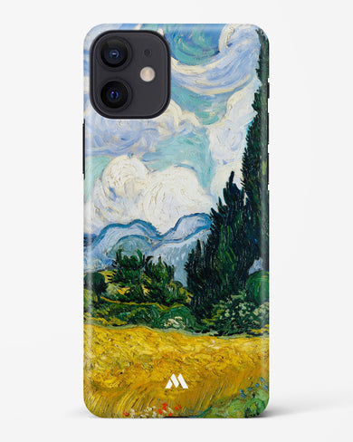 Wheat Field with Cypresses [Van Gogh] Hard Case Phone Cover-(Apple)