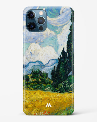 Wheat Field with Cypresses [Van Gogh] Hard Case Phone Cover-(Apple)