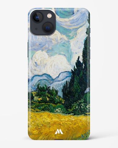 Wheat Field with Cypresses [Van Gogh] Hard Case Phone Cover-(Apple)