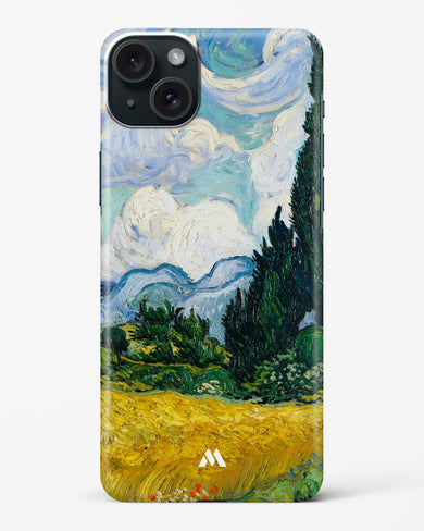 Wheat Field with Cypresses [Van Gogh] Hard Case Phone Cover-(Apple)
