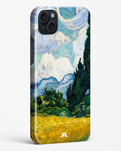 Wheat Field with Cypresses [Van Gogh] Hard Case Phone Cover-(Apple)