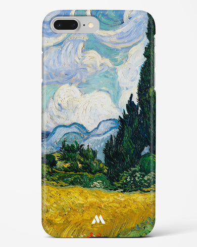 Wheat Field with Cypresses [Van Gogh] Hard Case Phone Cover-(Apple)