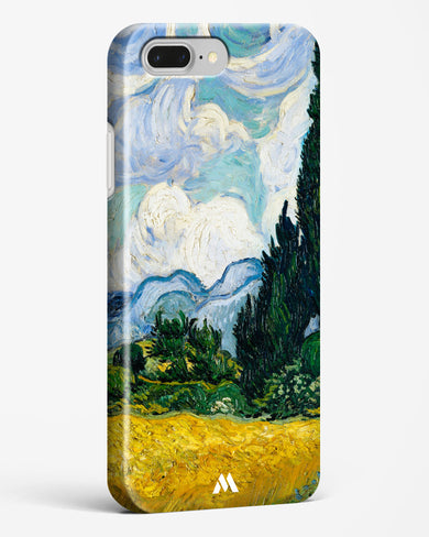 Wheat Field with Cypresses [Van Gogh] Hard Case Phone Cover-(Apple)