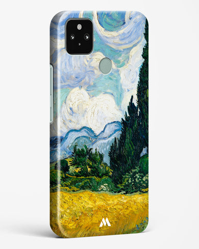 Wheat Field with Cypresses [Van Gogh] Hard Case Phone Cover-(Google)