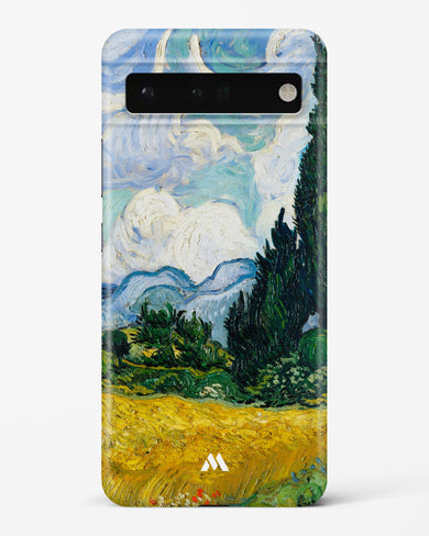 Wheat Field with Cypresses [Van Gogh] Hard Case Phone Cover-(Google)