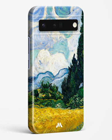 Wheat Field with Cypresses [Van Gogh] Hard Case Phone Cover-(Google)