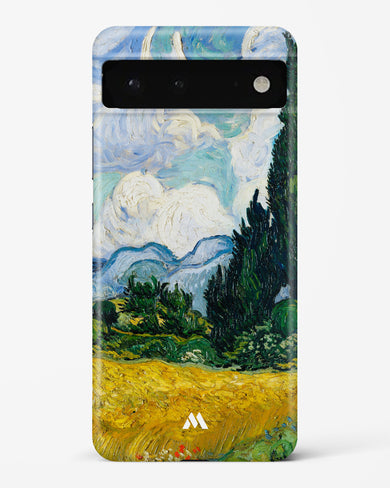 Wheat Field with Cypresses [Van Gogh] Hard Case Phone Cover-(Google)