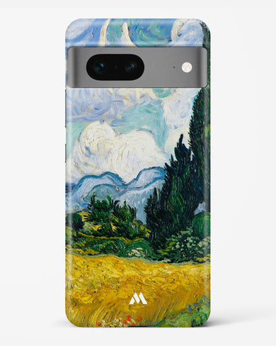 Wheat Field with Cypresses [Van Gogh] Hard Case Phone Cover-(Google)