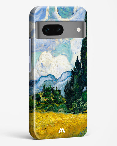 Wheat Field with Cypresses [Van Gogh] Hard Case Phone Cover-(Google)