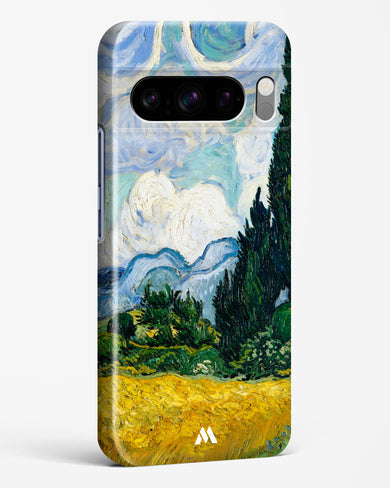 Wheat Field with Cypresses [Van Gogh] Hard Case Phone Cover-(Google)