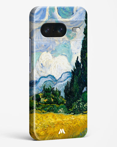 Wheat Field with Cypresses [Van Gogh] Hard Case Phone Cover-(Google)