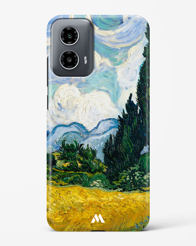 Wheat Field with Cypresses [Van Gogh] Hard Case Phone Cover (Motorola)