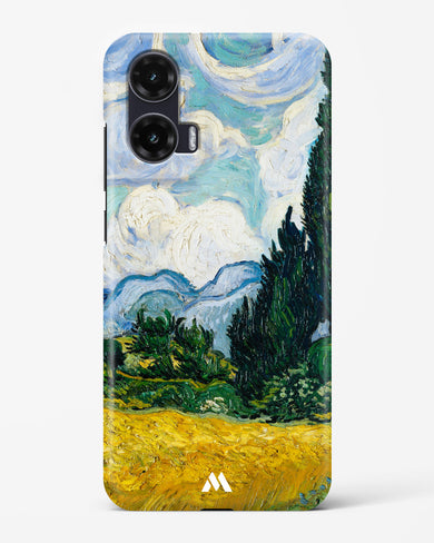 Wheat Field with Cypresses [Van Gogh] Hard Case Phone Cover (Motorola)