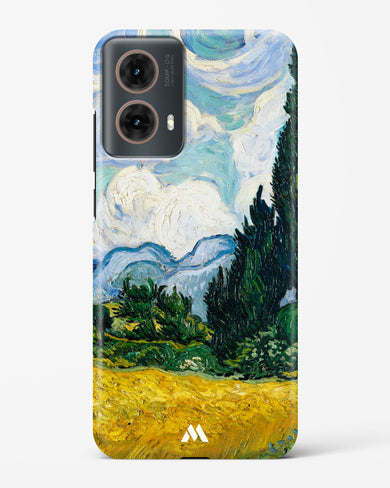 Wheat Field with Cypresses [Van Gogh] Hard Case Phone Cover (Motorola)