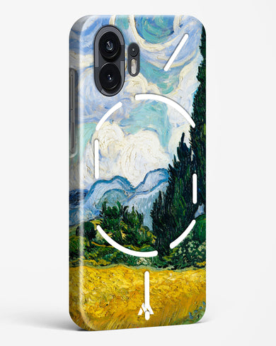 Wheat Field with Cypresses [Van Gogh] Hard Case Phone Cover (Nothing)