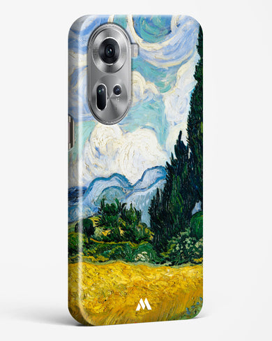 Wheat Field with Cypresses [Van Gogh] Hard Case Phone Cover (Oppo)
