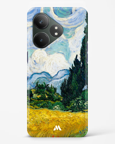 Wheat Field with Cypresses [Van Gogh] Hard Case Phone Cover (Realme)