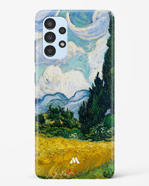 Wheat Field with Cypresses [Van Gogh] Hard Case Phone Cover (Samsung)