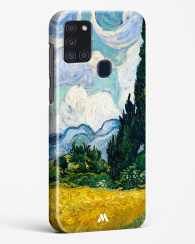 Wheat Field with Cypresses [Van Gogh] Hard Case Phone Cover (Samsung)