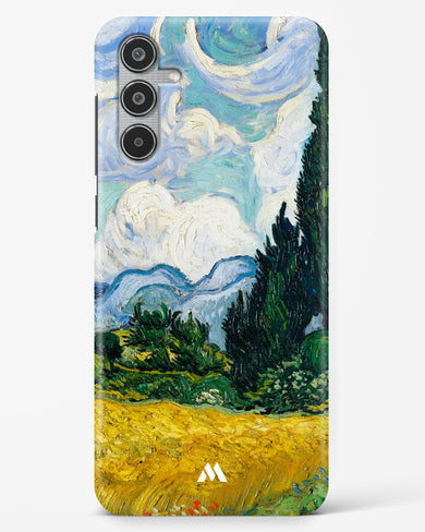 Wheat Field with Cypresses [Van Gogh] Hard Case Phone Cover (Samsung)